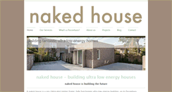 Desktop Screenshot of nakedhouse.co.uk