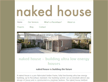 Tablet Screenshot of nakedhouse.co.uk